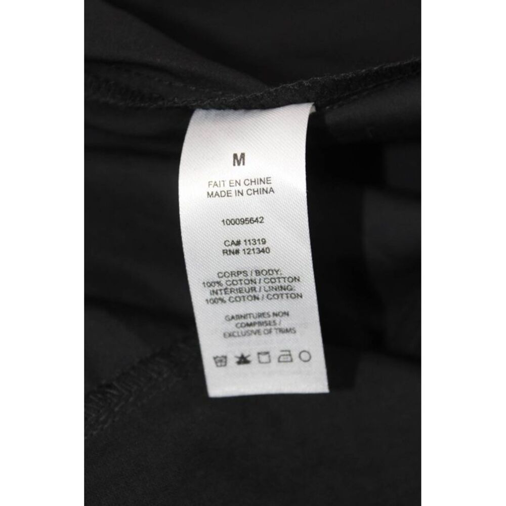 Dynamite Womens Maxi Peasant Long Black Cotton Skirt Solid Size M